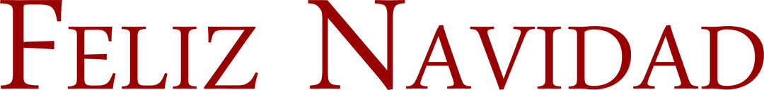 Feliz Navidad Text Transparent for Holiday Designs