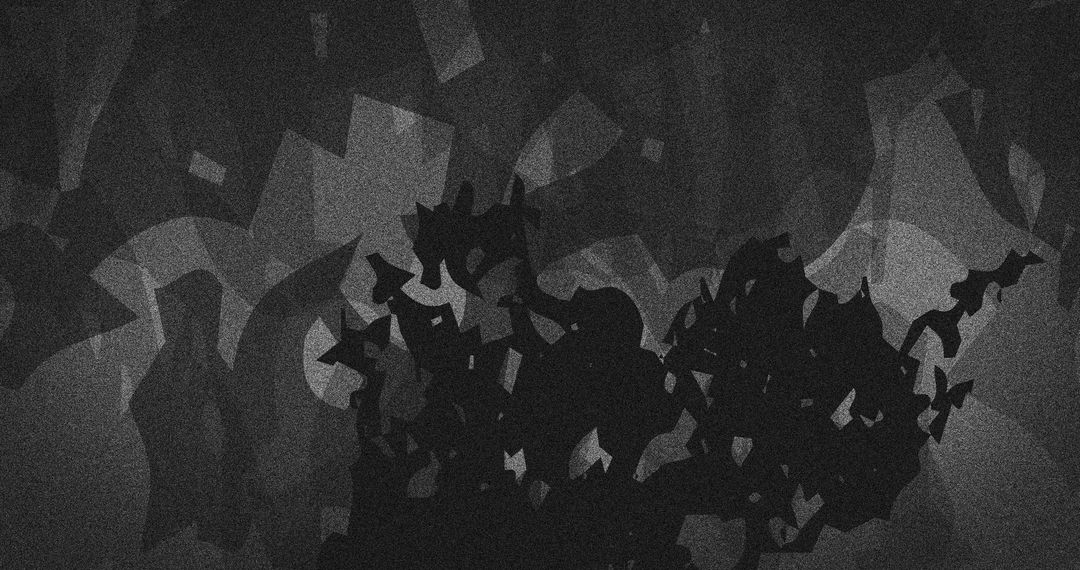 Dynamic Abstract Shapes Creating Movement Illusion