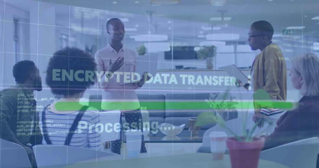 Diverse Team Collaborating Over Encrypted Data Networking