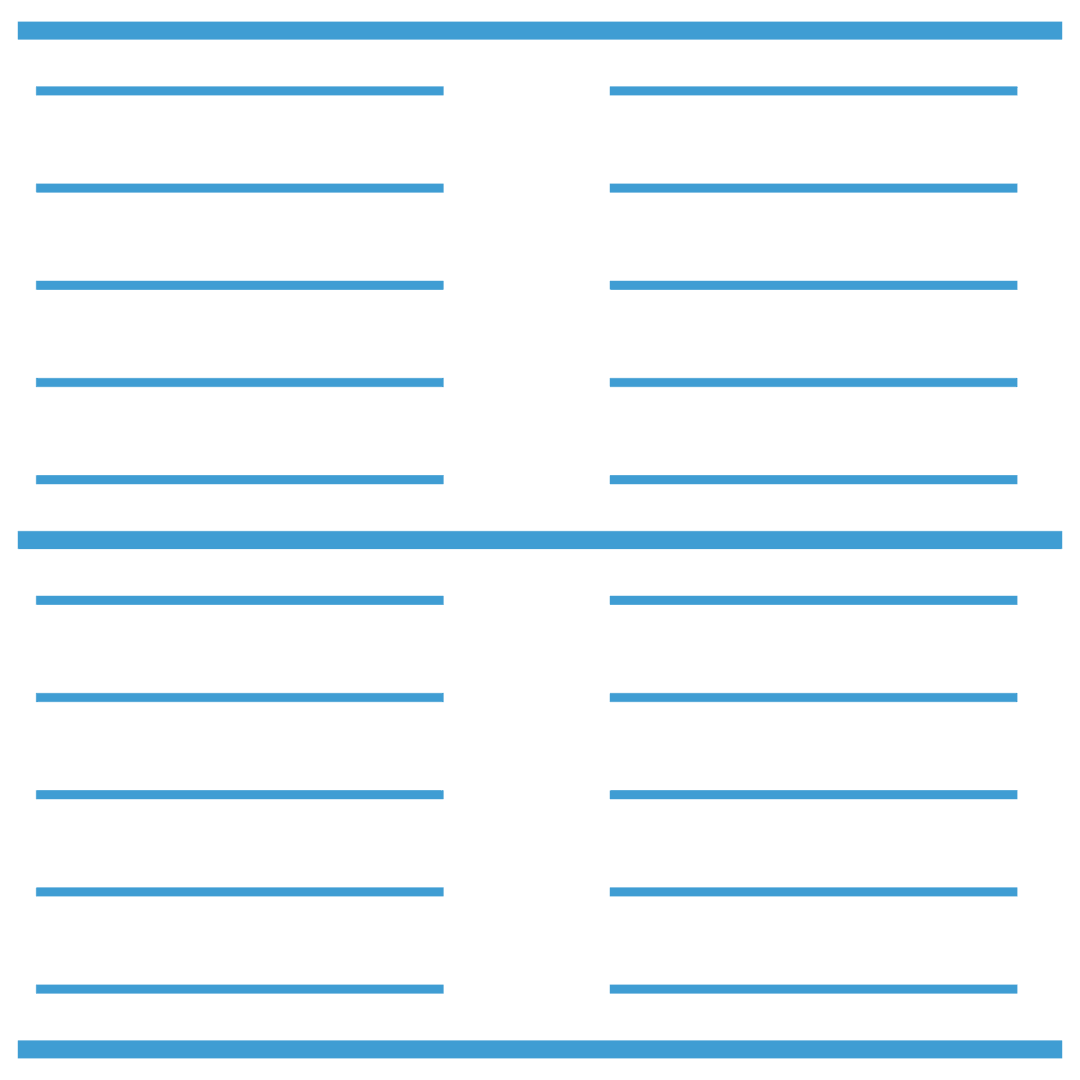 Repeating Blue Lines on Transparent Background for Design Mockups
