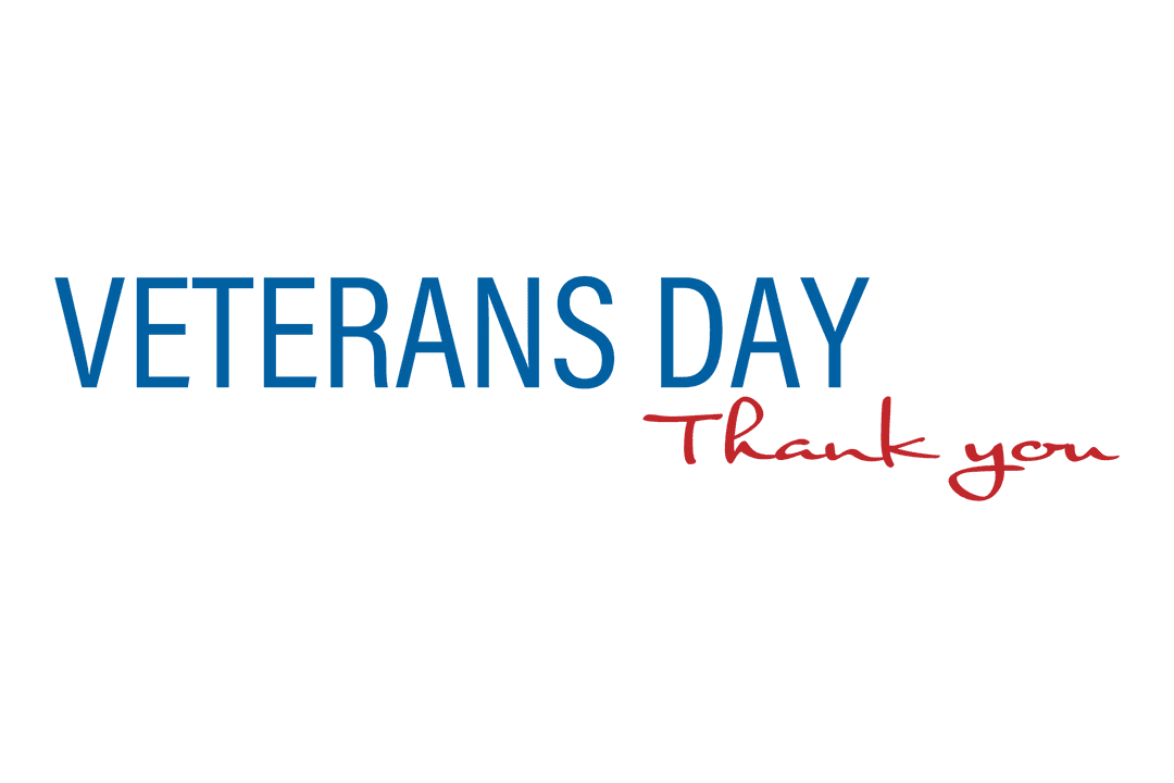 Veterans Day Thank You Text Transparent Background Design