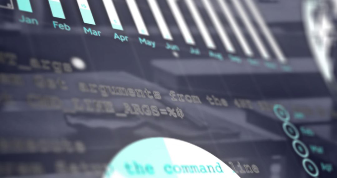 Abstract Financial Data and Technology Overlay in Office Environment