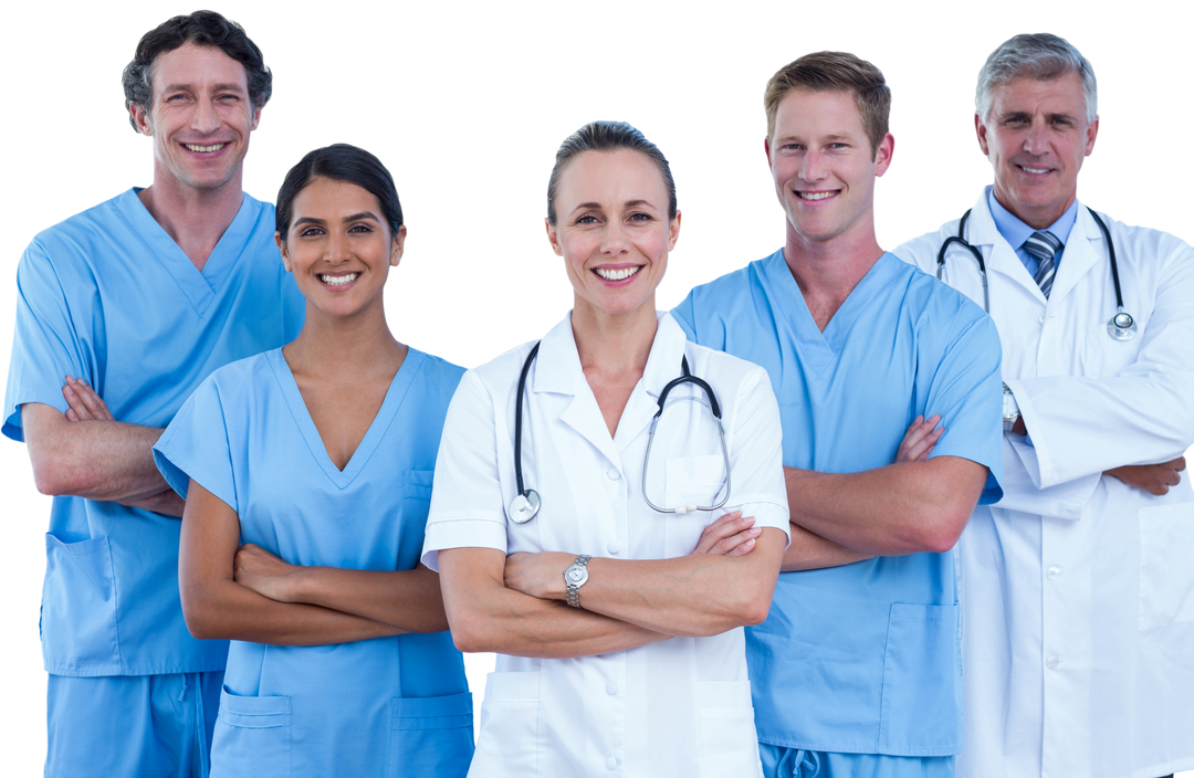 Transparent Portrait of Confident Medical Team of Doctors and Surgeons - Download Free Stock Images Pikwizard.com