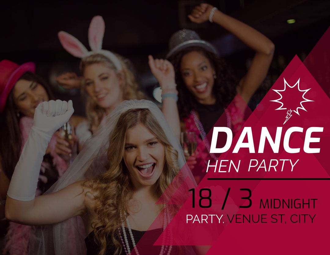 Joyful Women Celebrating Hen Party with Excitement and Style