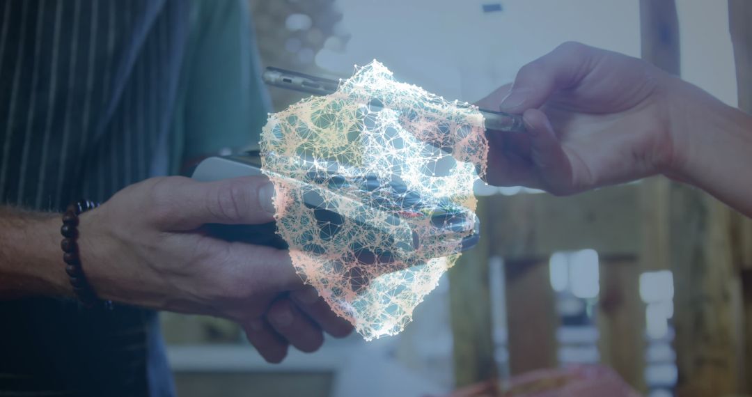 Digital Network with Secure Mobile Payment Conceptual Overlay