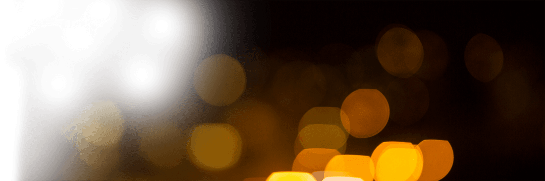 Abstract Transparent Defocused Golden City Lights Background
