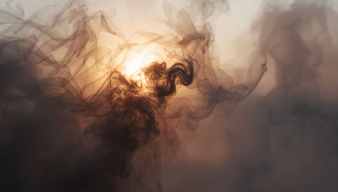 Mystical Smoke Tendrils with Soft Ambient Light