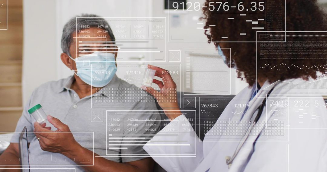 Doctor and Patient Discuss Testing Results in Clinic Setting