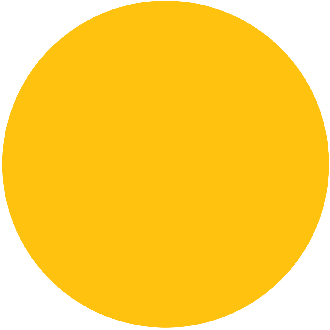 Bright Yellow Spot on Transparent Background for Design Uses