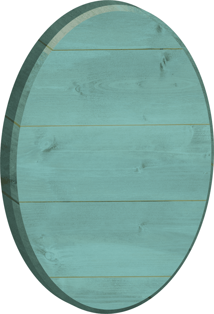 Transparent Blue Wood Ellipse Display Background