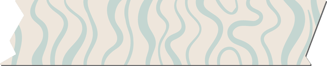 Abstract Beige Stripe with Wavy Patterns on Transparent Background