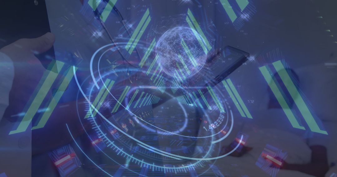 Futuristic Medical Data Interface with Digital Health Concepts