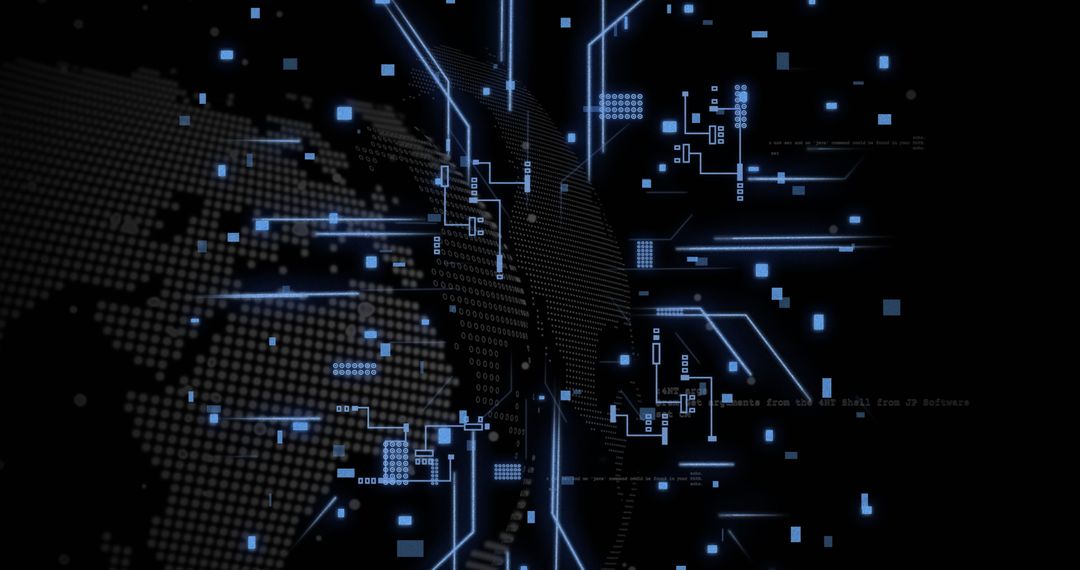 Futuristic Digital Circuit with Global Data Connections