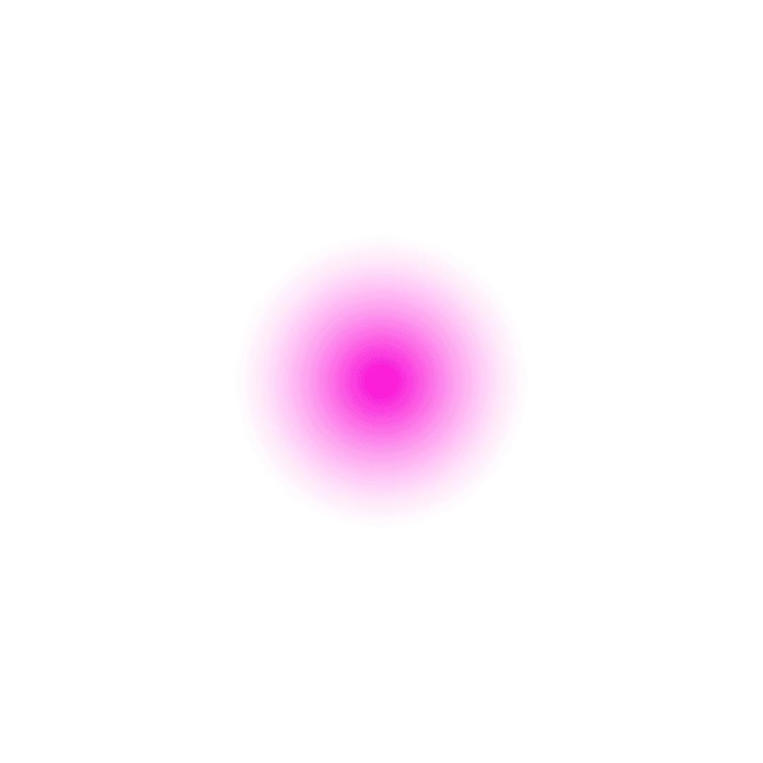 Minimalist Magenta Circle on Transparent Background for Design