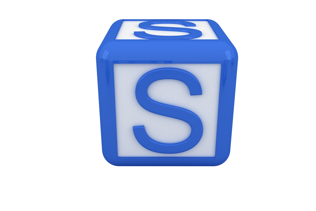 Letter S Cube Isometric Vector on Transparent Background - Download Free Stock Images Pikwizard.com