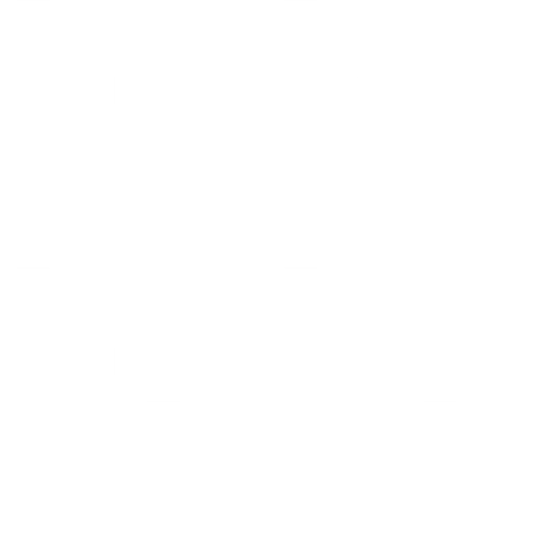 Geometric White Shapes on Transparent Background Vector