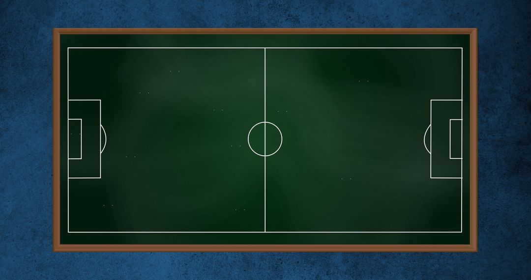 Blank Soccer Tactics Board On Creative Surface