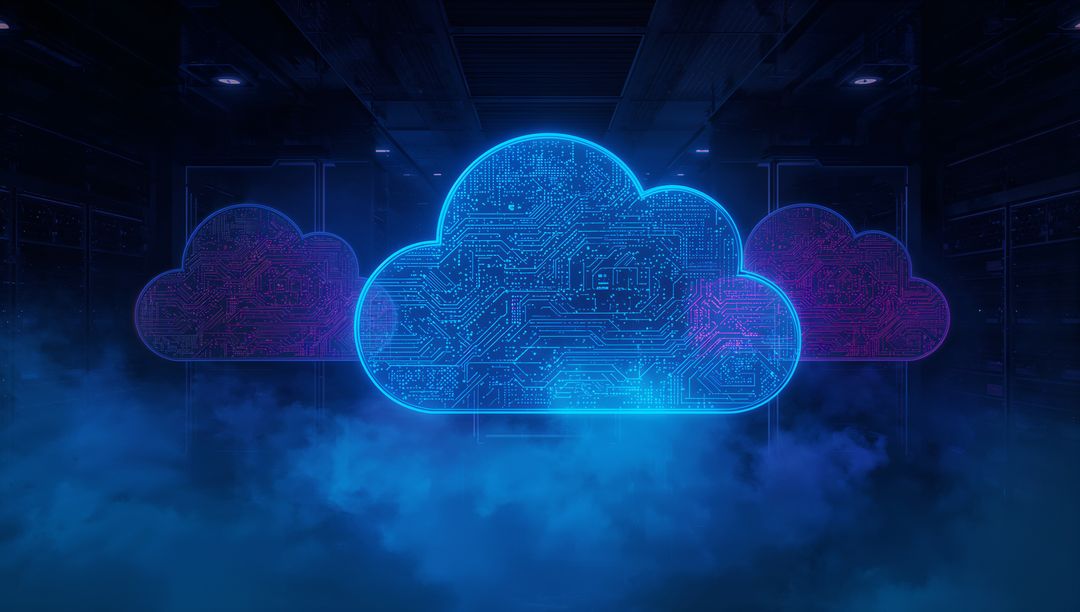 Futuristic Neon Cloud Computing in Data Center with Fog