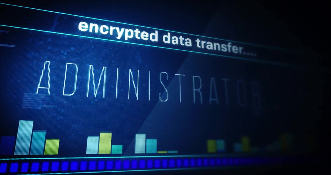 Encrypted Data Transfer and Administrator Display