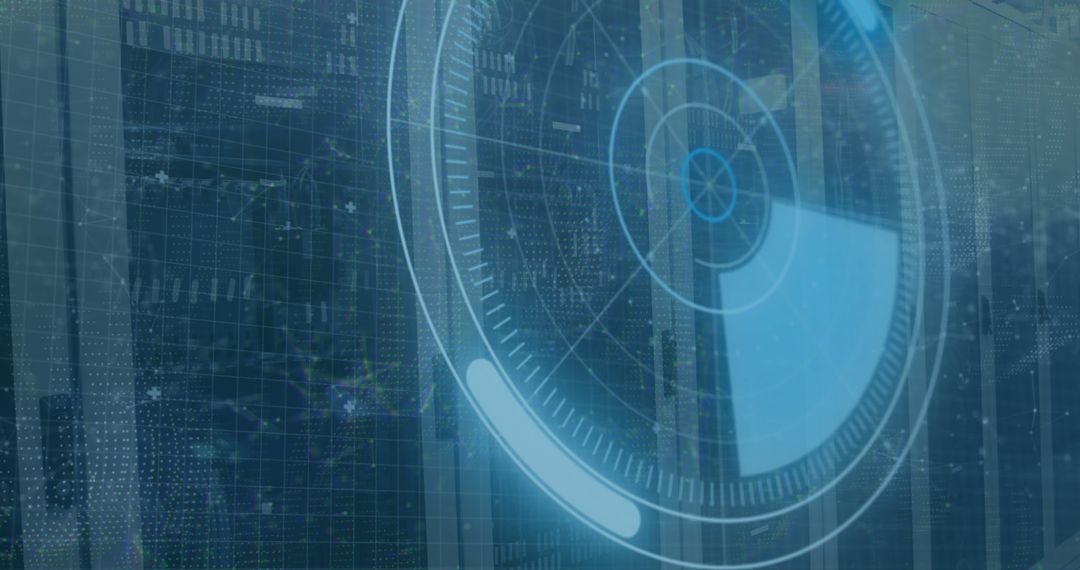 Advanced Data Interface in Modern Server Room