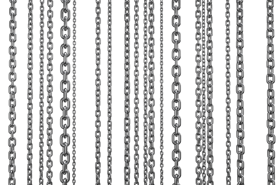 Transparent row of shiny metallic silver chains background visualization - Download Free Stock Images Pikwizard.com