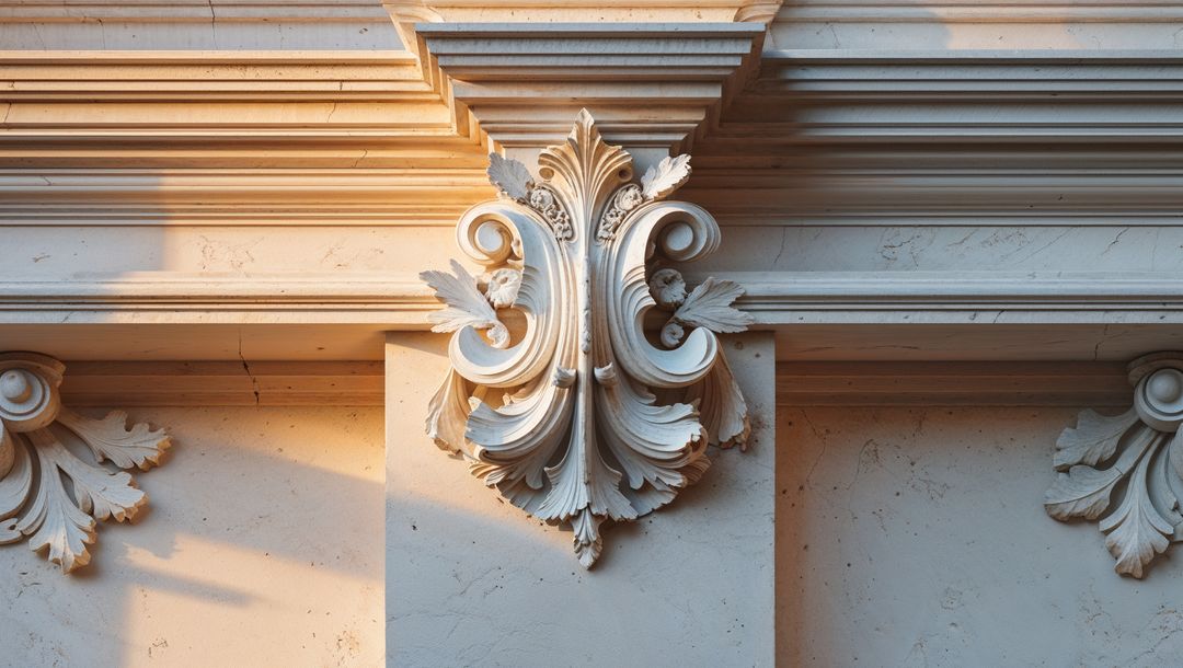 Ornate Classical Corbel with Acanthus Leaf Motifs