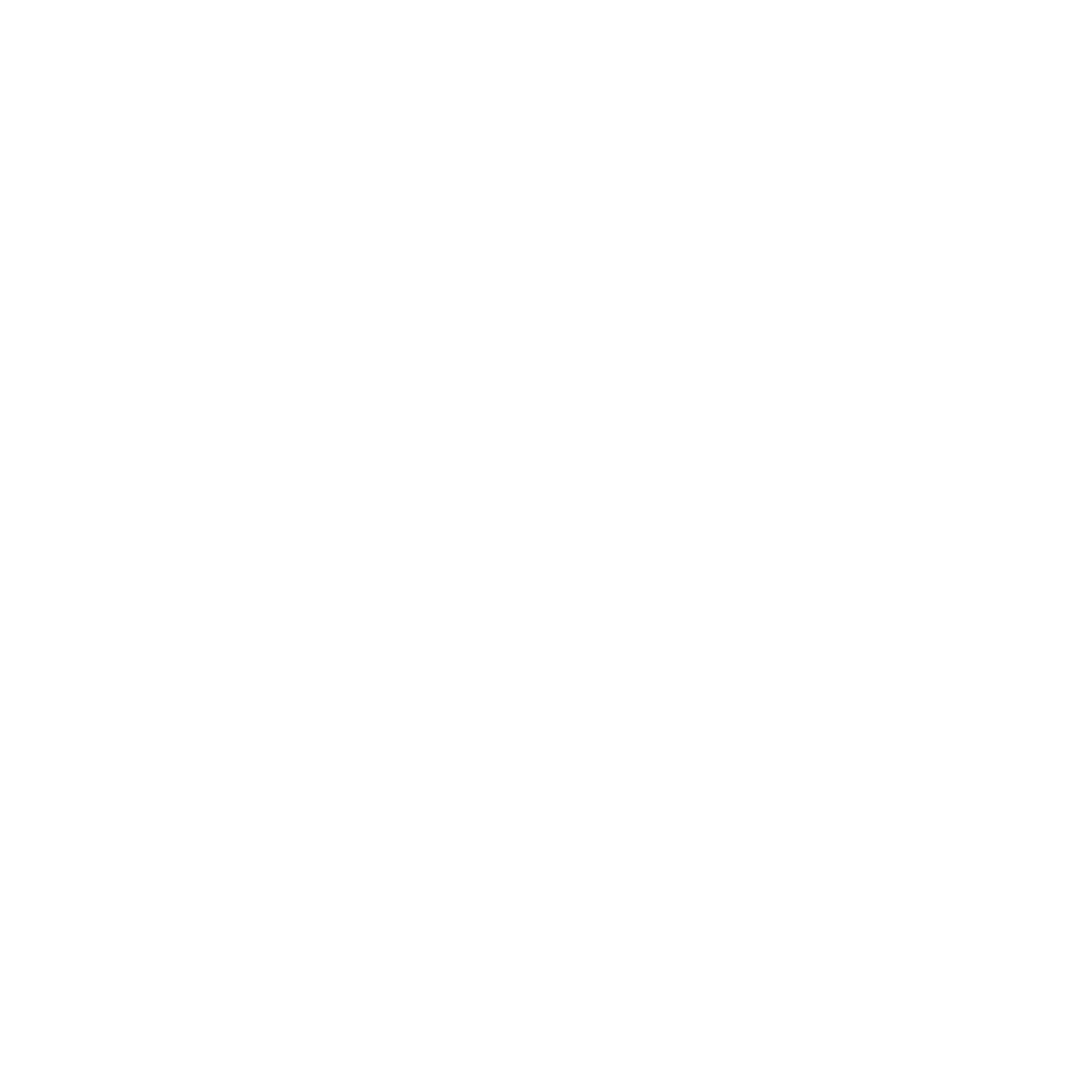 Curved White Ribbon Banner on Transparent Background