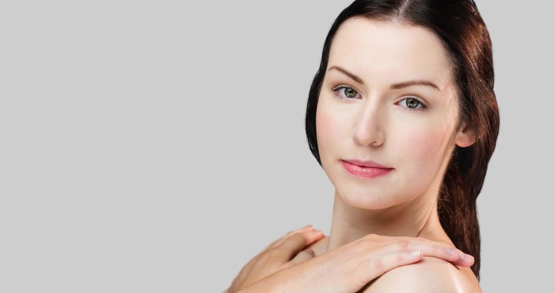 Natural Beauty Portrait with Soft Expression