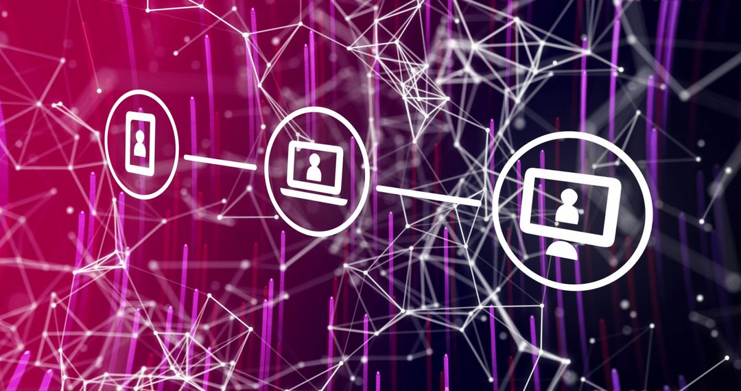 Digital Network with Social Media Interface Conceptual Design