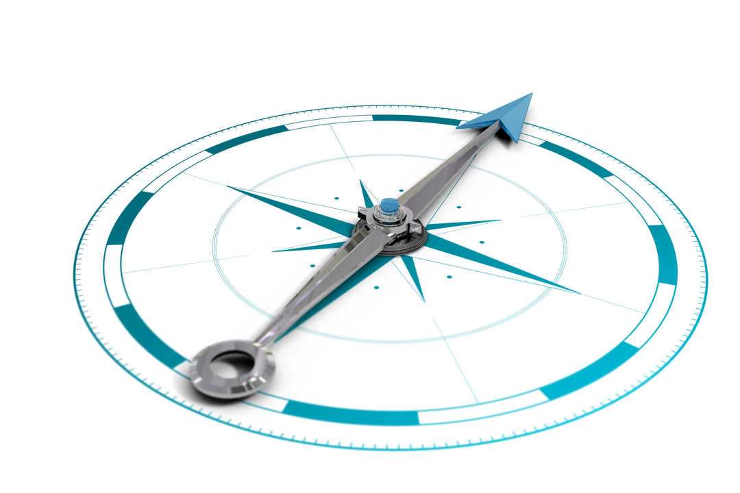 Digital Blue Compass with Transparent Background for Travel and Exploration - Download Free Stock Images Pikwizard.com