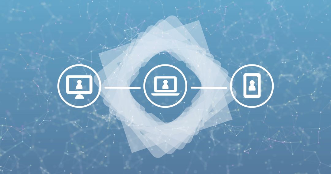 Digital Network Connectivity with Abstract Geometric Design