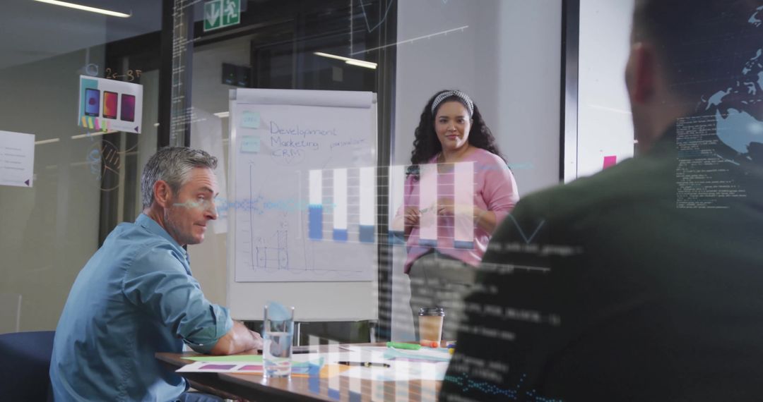 Diverse Team Brainstorming with Global Tech Projection