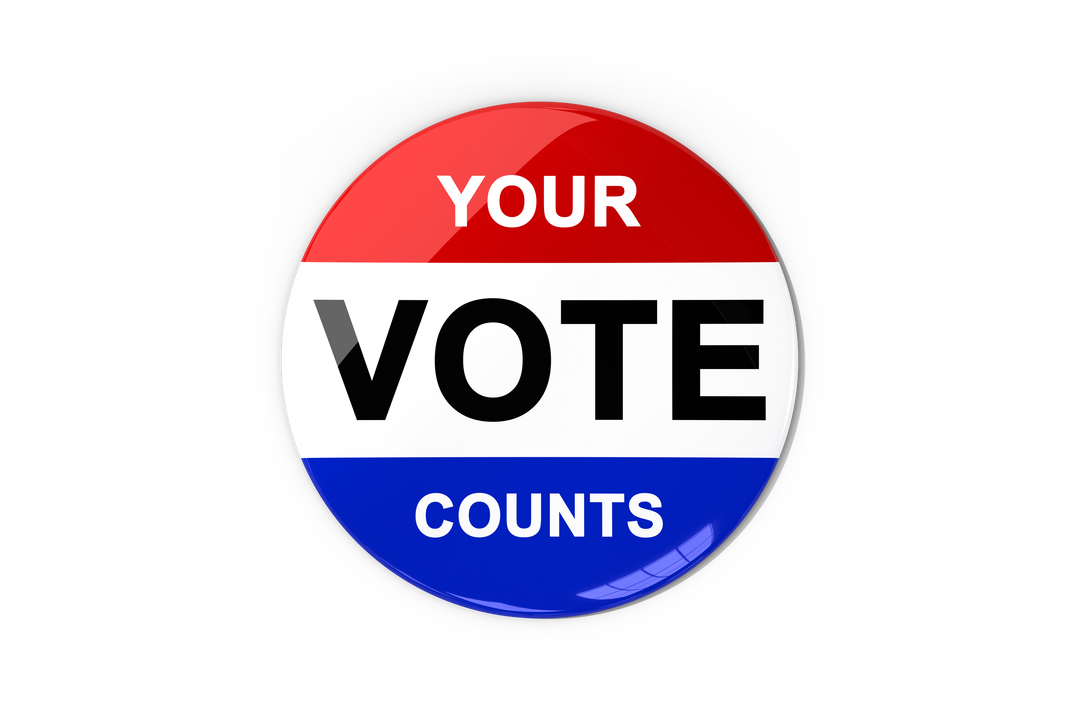 Your Vote Counts Badge PNG on Transparent Background - Download Free Stock Images Pikwizard.com