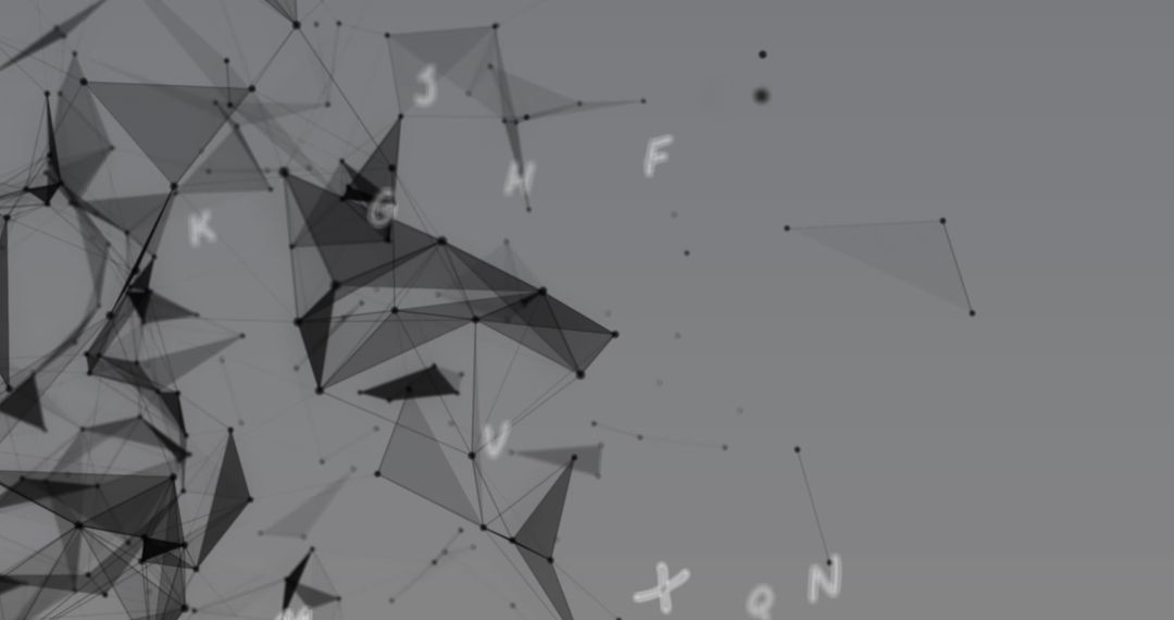 Dynamic Network of Letters Representing Global Education