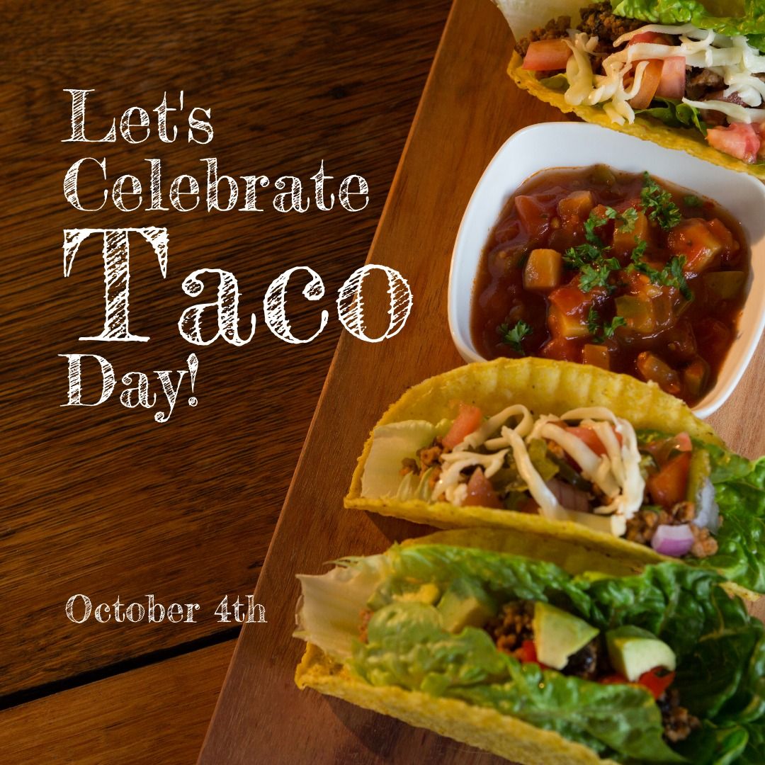 Celebrating National Taco Day with Fresh Tacos and Salsa - Download Free Stock Templates Pikwizard.com