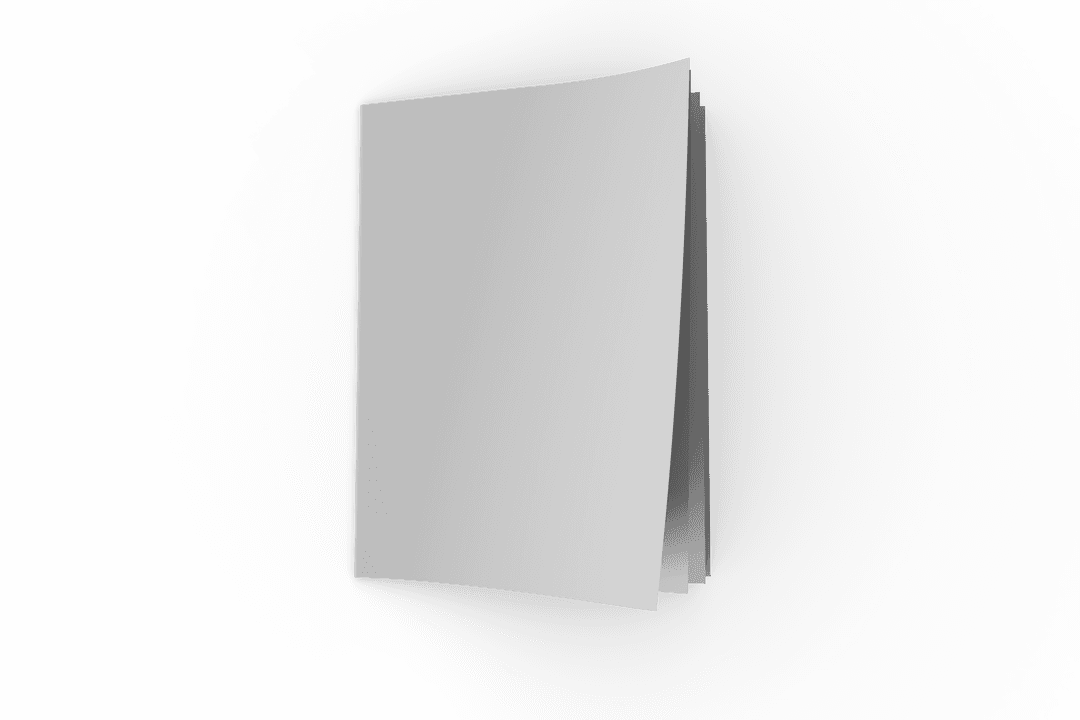 White Book Illustration on Transparent Background Showcasing Knowledge