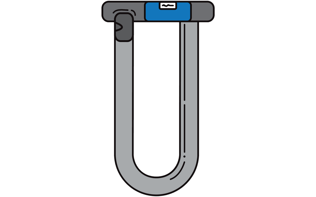 Secure Grey Padlock with Keyhole Detailed Illustration on Transparent