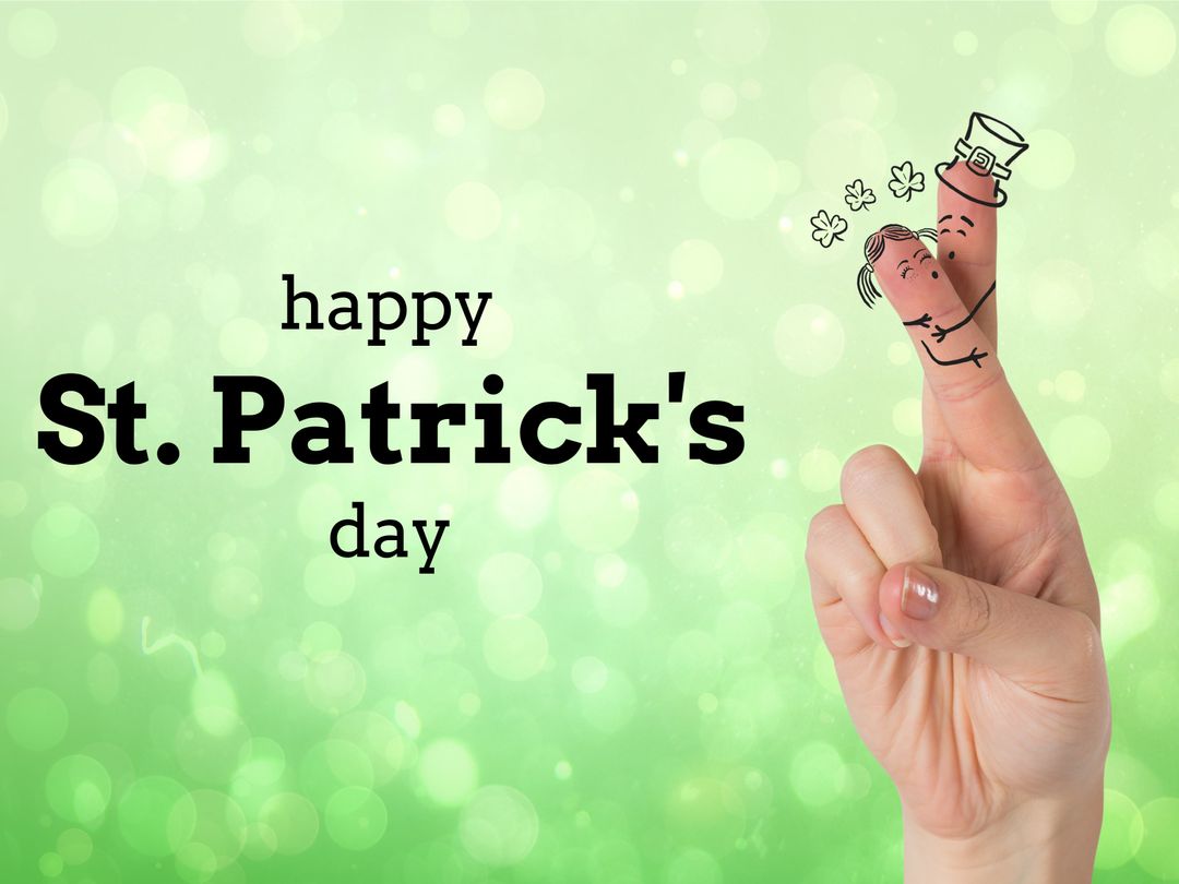 St. Patrick's Day Celebration with Leprechaun Finger Art