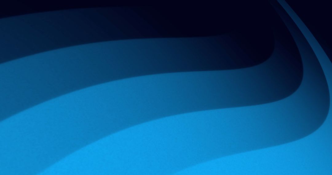 Abstract Blue Wave Pattern on Dark Background