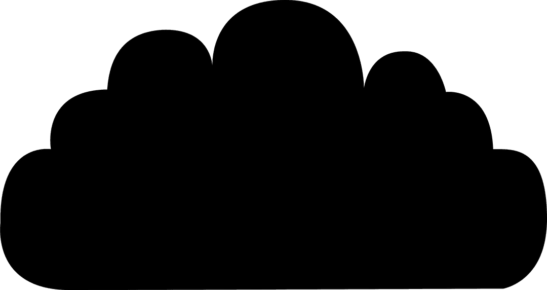 Transparent Cloud Icon for Digital Use