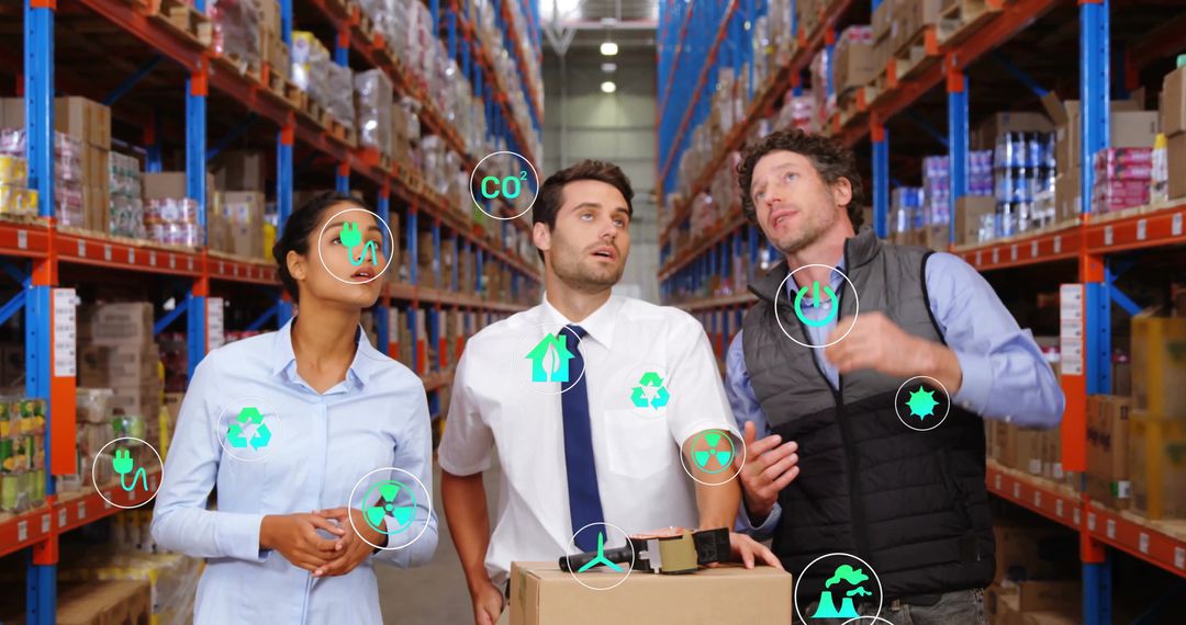 Eco Technology and Collaboration in Warehouse Distribution Center