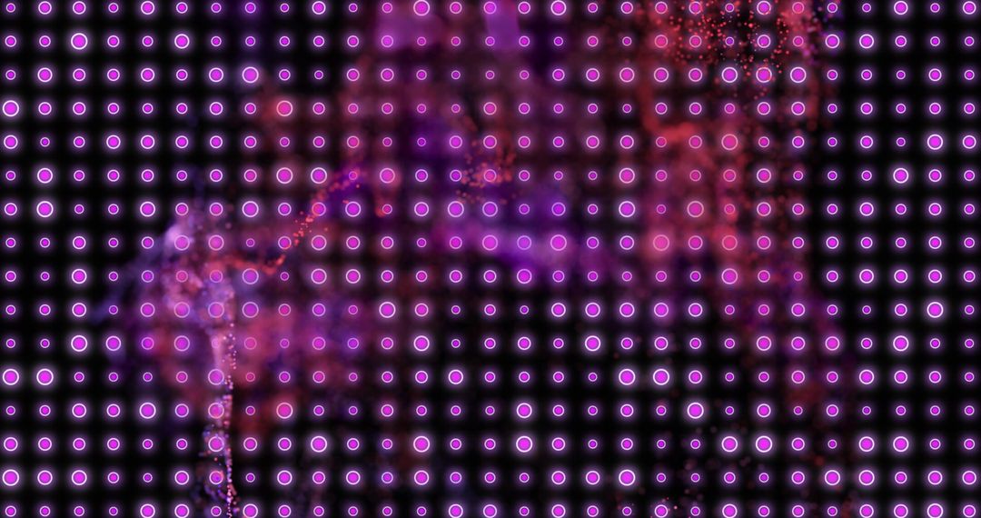 Vibrant Purple Abstract Pattern with Circular Shapes