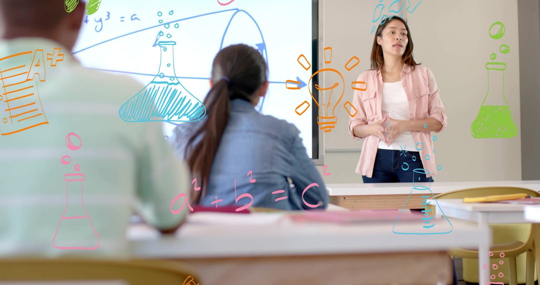 Students Engaging with Interactive Digital Learning