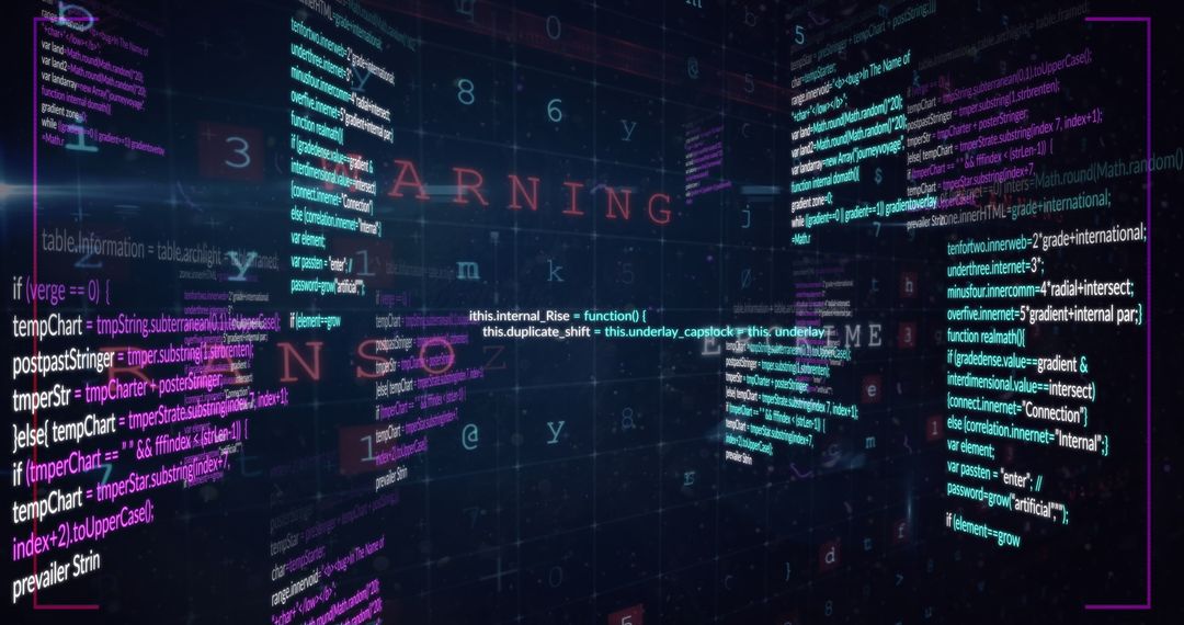 futuristic coding environment with multicolored digital lines - Free Images, Stock Photos and Pictures on Pikwizard.com