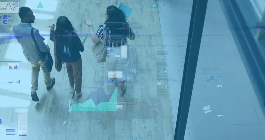 Business Professionals Analyzing Financial Data Visualizations