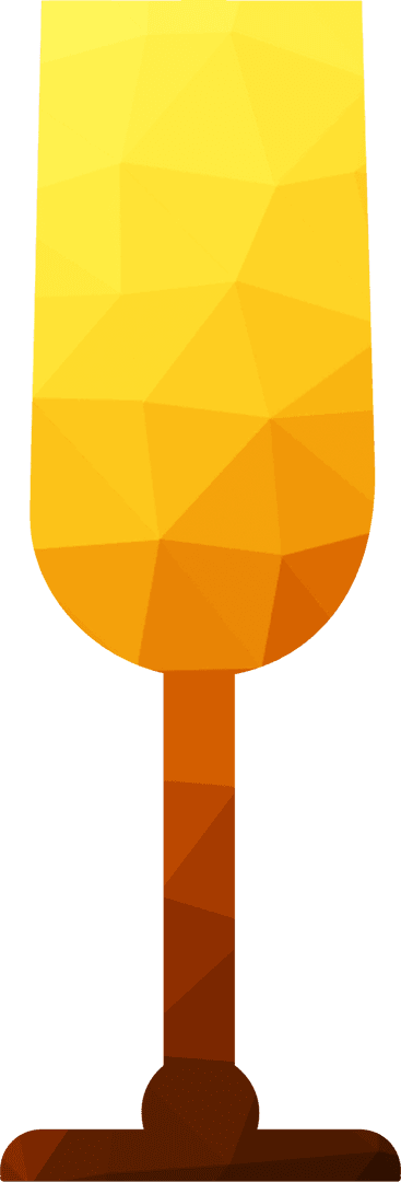 Transparent Stylized Mosaic Glass Illumination Artwork