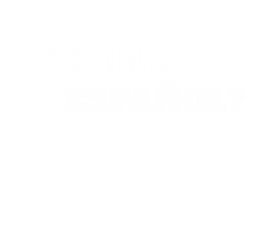 ¿Hablas Español? Text on Transparent Background Illustration