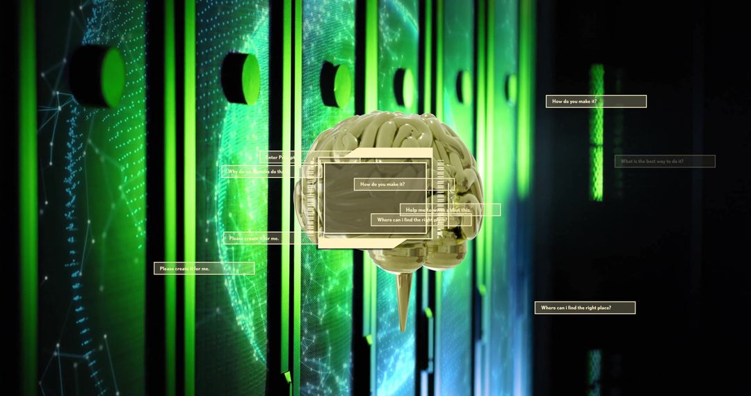 Digital Brain Networked with Futuristic Technology