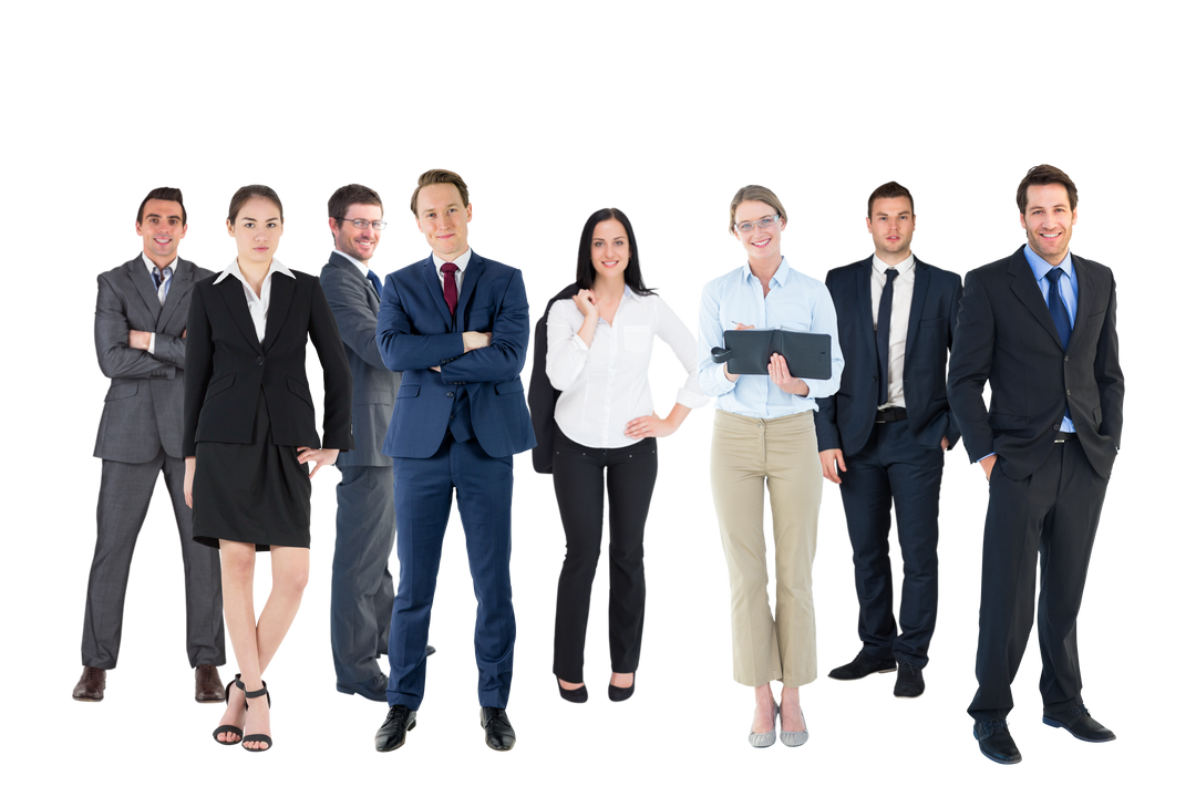 Diverse Professional Team Isolated on Transparent Background - Download Free Stock Images Pikwizard.com