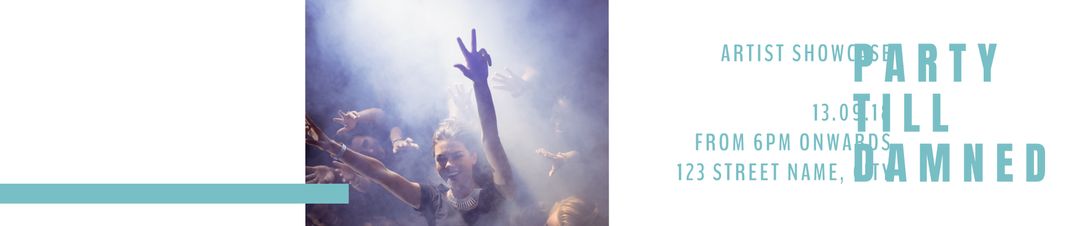 Energetic Concert Crowd With Raised Hands